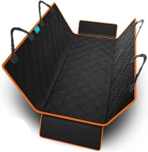 Capa Pet Protetora Assento Banco Traseiro Carro Antiderrapante – Duke & Dixie (Laranja)