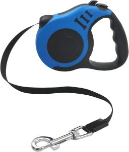 Guia Retrátil para Cachorros e Gatos 5m – Coleira com Trava de Segurança, Design Ergonômico e Qualidade Premium para Passeios – Liberdade e Controle – Alta Resistencia – Cores Variadas