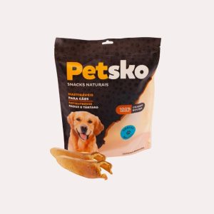 Petisco Orelha Bovina para Cães 100% Natural PETSKO- 2 Unidades