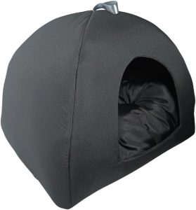 Cama Pet 2 em 1: Casinha, Cabana, Toca, Iglu com Almofada para Cães e Gatos: Conforto e Versatilidade para Seu Animal de Estimação!