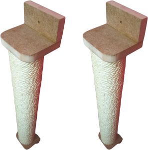 Arranhador para Gatos de Parede Gatto Karino – Kit 2un Sisal 70mm x 60cm