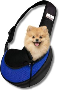 Bolsa Canguru Pet Mochila Transporte Cães Cachorro Gato Gatos Pequeno Porte Tamanho S até 3 kg Frontal Sling Ombro Confortável Seguro Ventilação Panorâmica Visão Ar Livre Passeio Viagem