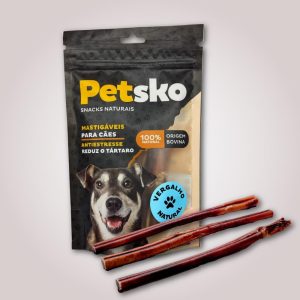 Petisco Vergalho para Cães 100% Natural Origem Bovina PETSKO- 5 Unidades