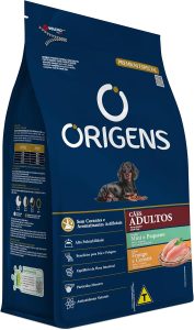 Adimax Ração Origens Para Cães Adultos De Raças Pequenas Sabor Frango E Cereais – 10.1 Kg (Pacote De 1)