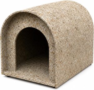 Toca Casa Pet Iglu Área Externa Quintal Casinha de Madeira Reciclada Ecológica para Cães Cachorros e Gatos diversos tamanhos (1)