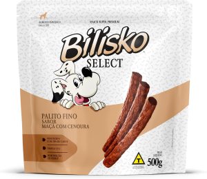 Bilisko Petisco Palito Fino Sabor Maçã Com Cenoura Para Cães – 500G