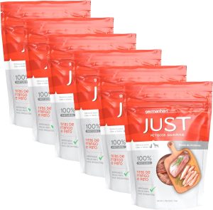 JUST Petiscos Saudáveis Pack com 6 Unidades Slice Mix de Pato e Frango 75G