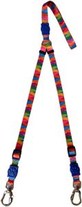 MY PET BRASIL Guia Dupla Para 2 Cachorros Grande(25Mm) Guia Dupla Madagascar Para Cães Reforçada E Resistente Caminhadas E Viagens