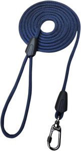Guia de corda Longa com 3 metros Para Passeios (Azul Marinho)