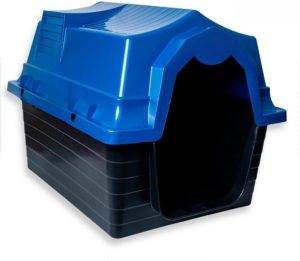 Casinha De Cachorro N6 Desmontável Em Plástico Com Proteção UV Para Cães Médio E Grande Porte Resistente(Rosa)