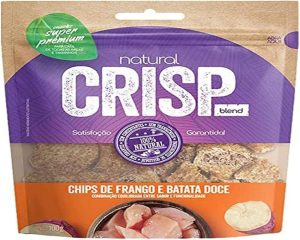 NATURAL CRISP Snack Desidratado Natural Crisp De Frango/Batata Doce 100G
