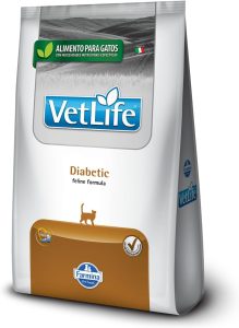 Vet Life Ração Farmina Diabetic Para Gatos Adultos Diabéticos – 2Kg