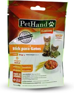Petisco Palito Stick Para Gatos Super Premium Carne 45G