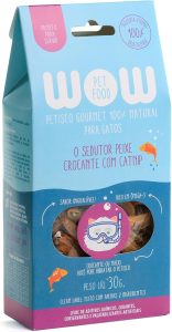 Petisco Natural “O sedutor peixe com catnip” para Gatos