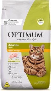 Ração Optimum para Gatos Adultos Sabor Frango 10,1kg