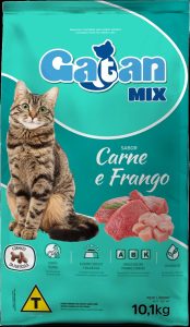Ração Seca Para Gatos Adultos Sabor Carne e Frango 10,1Kg