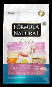 Fórmula Natural Life Ração Seca Para Cães Adultos De Pequeno Porte Sabor Frango 1Kg