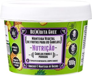 Bemdita Ghee Nutrição Abacaxi 100g , Lola Cosmetics